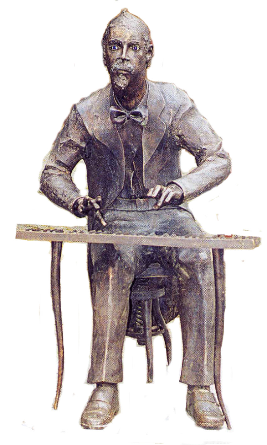 Statue of Adolf von Henselt by Clemens Heinl
